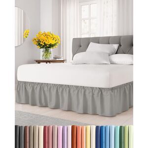 Wrap Around Dust Ruffle Bed Skirt